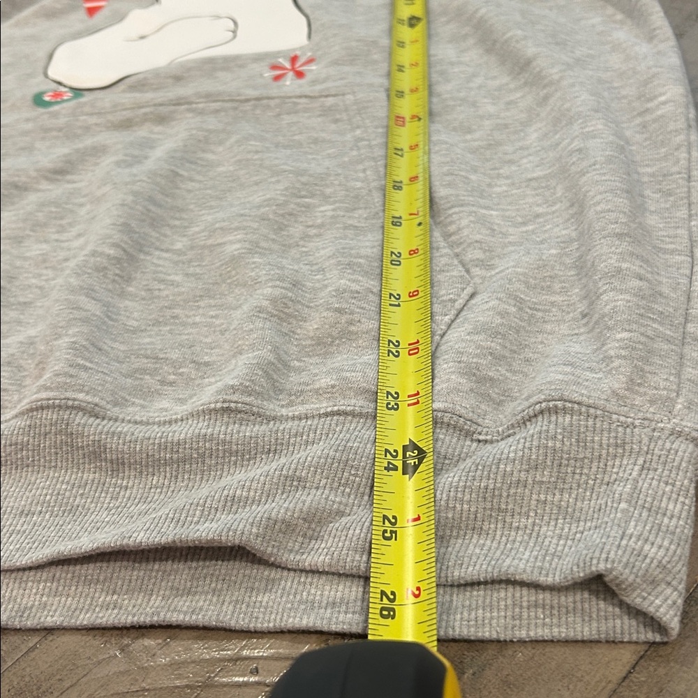 VTG Coca-Cola Sweatshirt Polar Bear Hoodie Mens Gray Christmas Happy Holidays - Picture 12 of 12